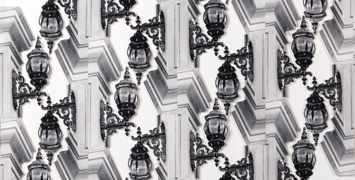 I Lift My Lamp Beside the Golden Door, Detail 1, 3-D Photo Collages by Adrienne Moumin.