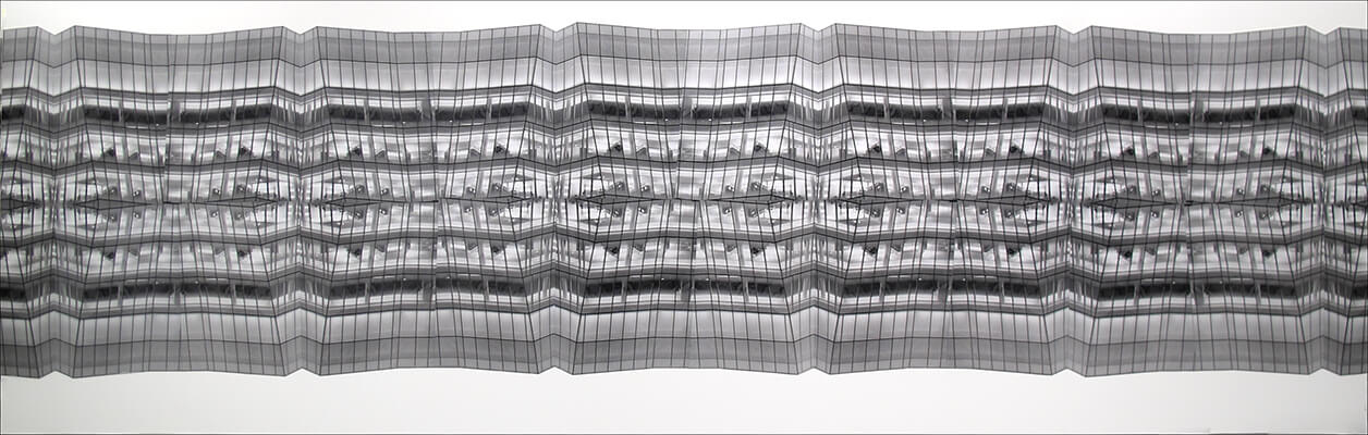 silver gelatin photo collage, Oscillation, by Adrienne Moumin